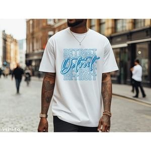 Detroit Football Shirt, Unisex Tee Shirt, Detroit Sports, Gift For Football Fan